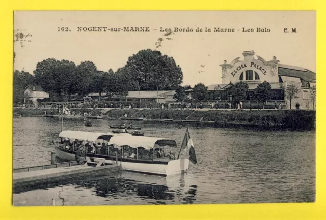 cpa FRANCE 94 - NOGENT sur MARNE Les bords de la marne Les BALS Belle Animations