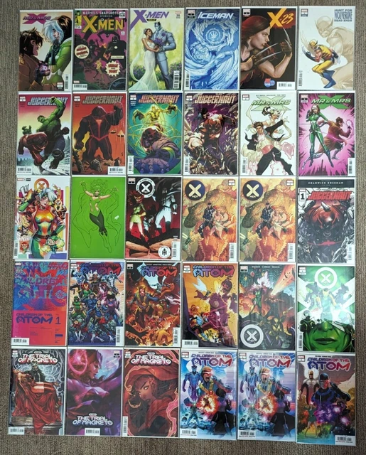 X-MEN LOT #2 - TRAIL OF MAGNETO, CHILDREN OF THE ATOM, ETC NM+ to NM/M  30 BOOKS