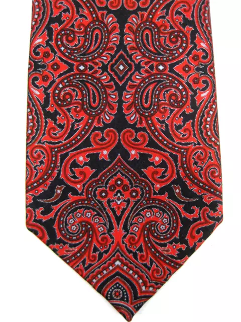 Ermenegildo Zegna TIE Red Paisley 100% Silk