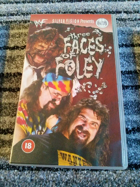 Wwf Foley WWE WWF THREE Faces Of Foley VHS 1999 £19.44 - PicClick UK