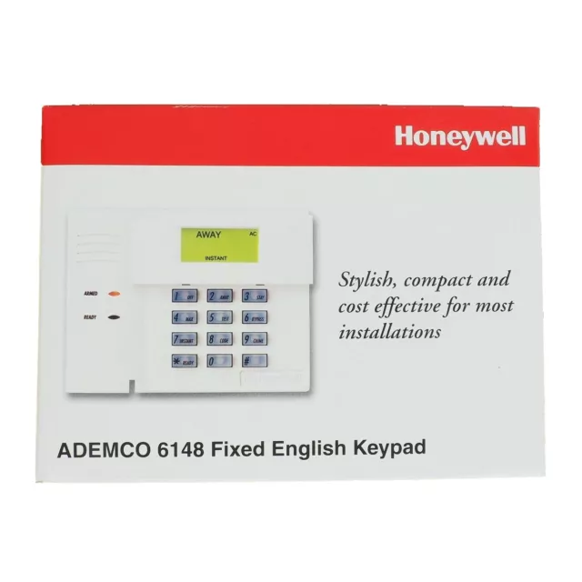 Honeywell / Ademco 6148 Fixed English Display Keypad (BRAND NEW/SEALED) FAST Shp