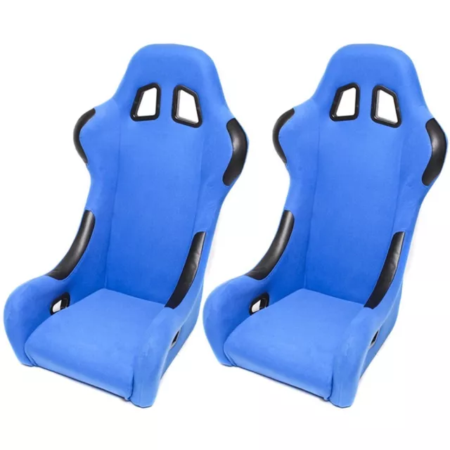 2X TA Technix Sports-Seat Full Bucket Seat both Sides - Blue