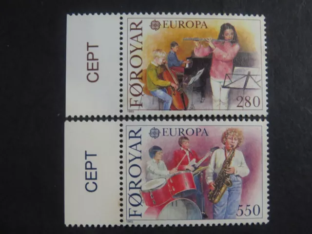 Faroe Islands 1985 Europa Set - Mint Never Hinged