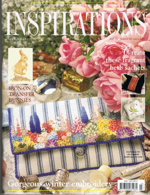 INSPIRATIONS MAGAZINE issue 23 pattern sheets still attached VGC