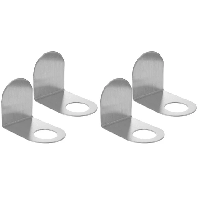 4 piezas Champú Montaje en Pared Botella Bomba Colgador Botella Champú Montaje en Pared