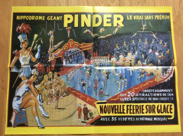 Affiches de cirque pinder reproduction - Collection