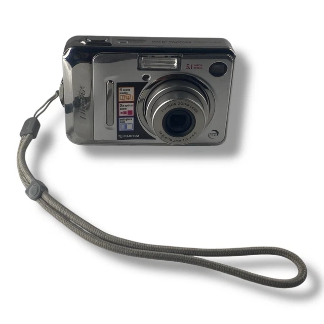 FUJIFILM FINEPIX A Series A500 5.1MP Digital Camera - Silver
