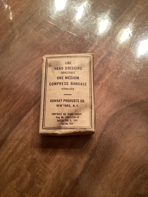 RARE US WW2 Head Dressing 3 Feb 1943 Conray Original Ss Cellophane ...