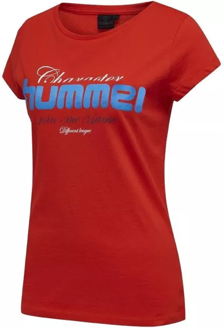 Hummel Ladies HML Sofia S / S T-Shirt, Fiery Red, XS