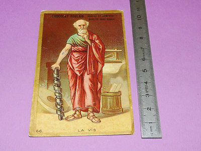 CHROMO CHOCOLAT POULAIN 1900-1905 ECOLE BON-POINT PHILIPPE DE COMMINES 
