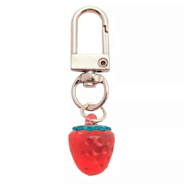 Sweet Cherry Keychain Creative Fruit Key Chain Cute Keyring Car Key Holder