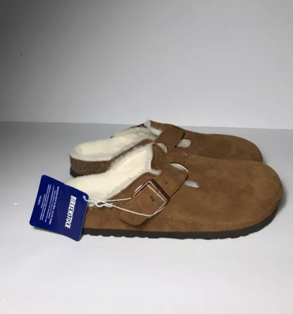 Birkenstock Boston genuine shearling lined clog Sz 41