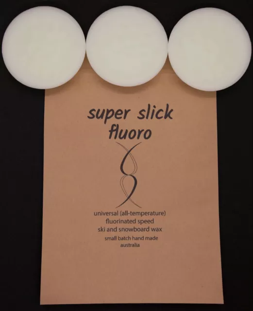 super slick FLUORO high performance wax race ski snowboard 3x50g Universal temp