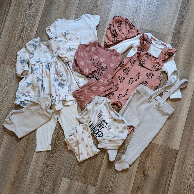 Baby Girls Big Clothes Bundle 3-6 Months Disney Next George