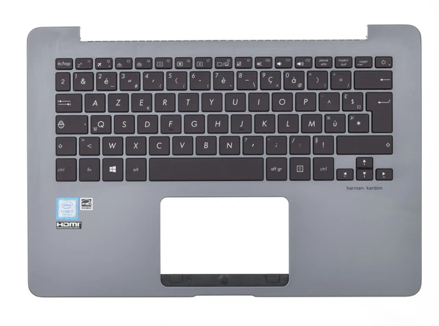 Clavier ASUS AZERTY Français - Noir, Rétroéclairé, Filaire, Neuf Sous Emballage D'origine
