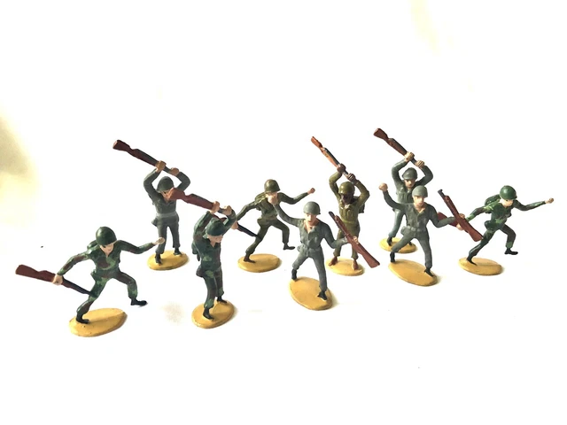LOT DE 17 soldats anciens en alu et 1 cheval EUR 30,00 - PicClick FR