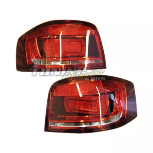 Luces traseras LED Facelift 2011 para Audi A3 S3 RS3 8P rojo negro oscuro = Rhd