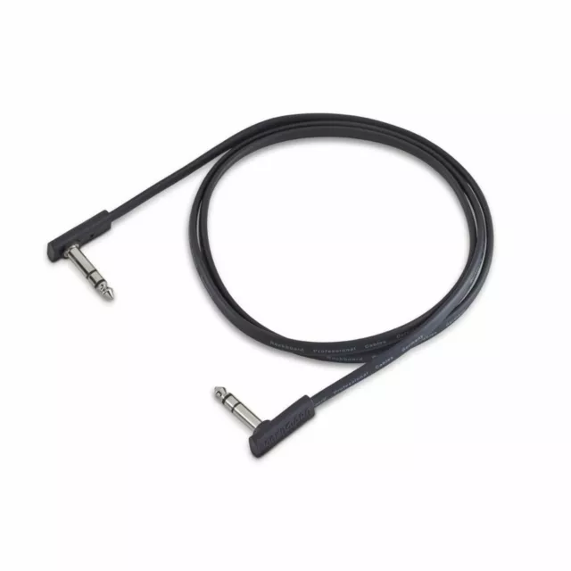 ROCKBOARD Flat Trs Cable 120 CM, Black