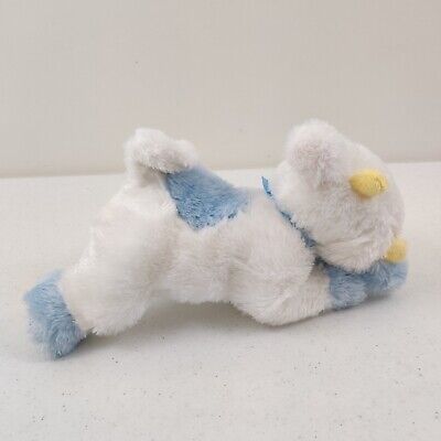 Garanimals Cow Plush Stuffed Animal Toy Blue White Calf Lovey Soft Baby Toy 3
