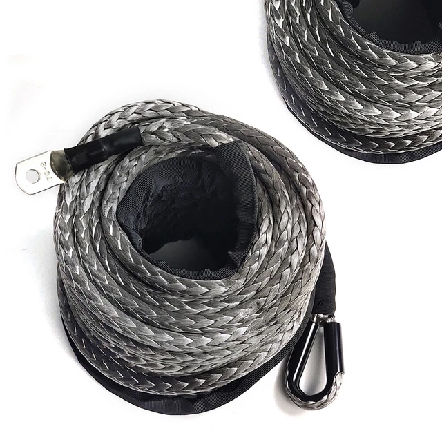 10mm x 30m Windenseil Seilwinde kunststoffseil Synthetikseil 3500-8000 Pfund NEU