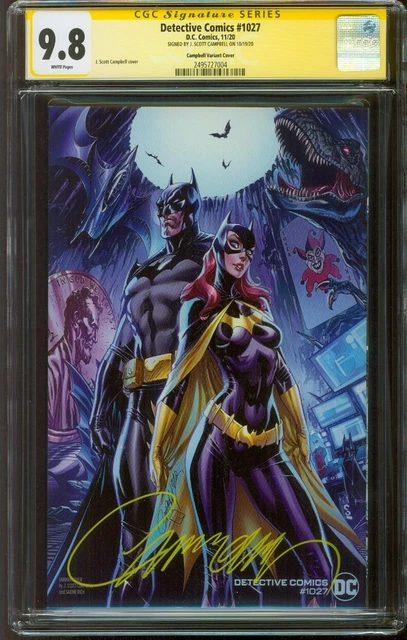 Batman Detective Comics 1027 Campbell Variant CGC SS 9.8 Batgirl 11/20