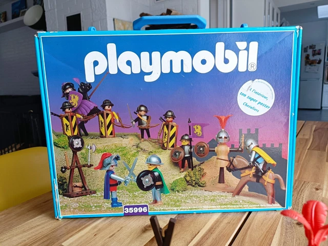 PLAYMOBIL CHEVALIER PORTE Armes Armure Château Moyen Âge Médiéval EUR 5