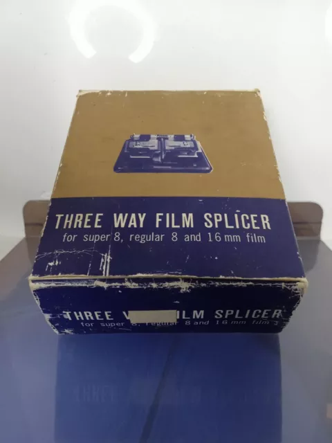 Three Way Film Splicer colleuse film pour 8 S8 et 16mm films