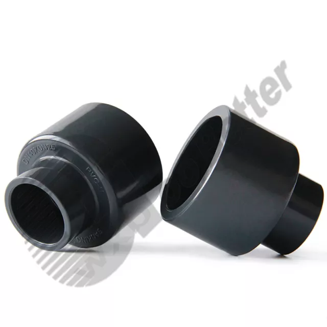 Reducing Coupling Grey Plumbing Fittings Φ20mm~Φ63mm UPVC Reducing Coupling