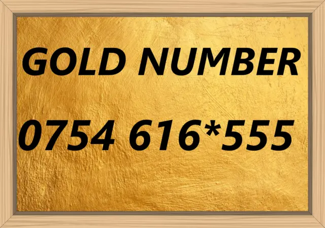 Sim Card Esclusiva Oro Vip Premium Uk Numero Di Cellulare Unico Business 555