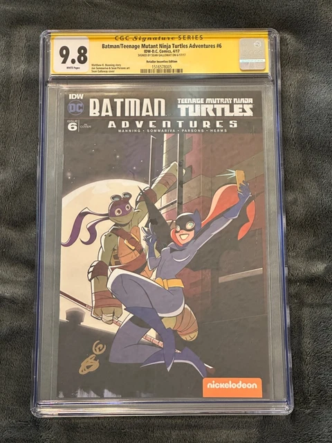 Batman Teenage Mutant Ninja Turtles Adventures Tmnt #6 Cgc Ss 9.8 1:10 Incentive
