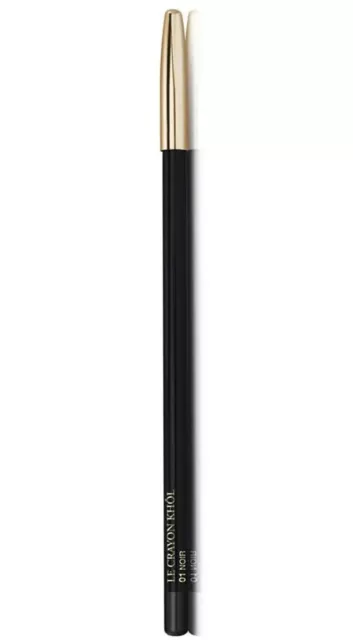 Lancome Le Crayon Khol Eye Liner Pencil 01 Noir Full Size Sealed