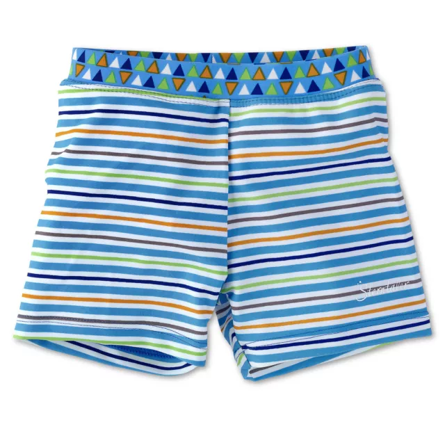 Sterntaler Badeshort Dreiecke-Streifen azurblau Neu 2511408 UV-Schutz 50+