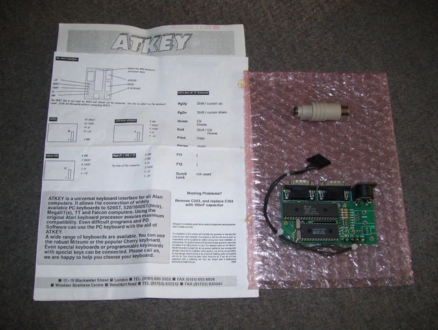 Disque 33 T Atari MEGA STE GAL FPU 68881/68882 (1 Pc. ) Motorola MC 68882 (1 Pc. Optional Carte Audio - Foto 3