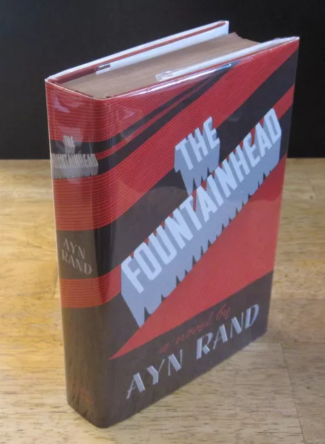 THE FOUNTAINHEAD (1943) AYN RAND, 1ST EDITION, 1st State in Facsimile DJ