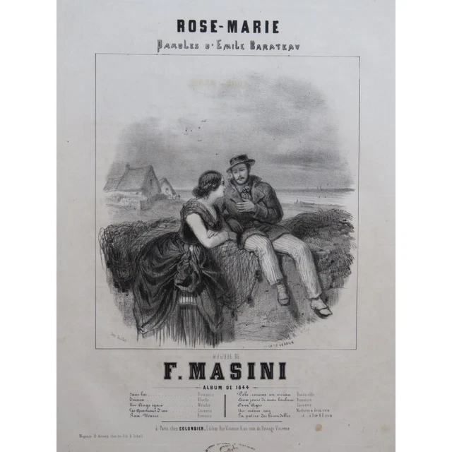 MASINI F. Rose-Marie Chant Piano 1844