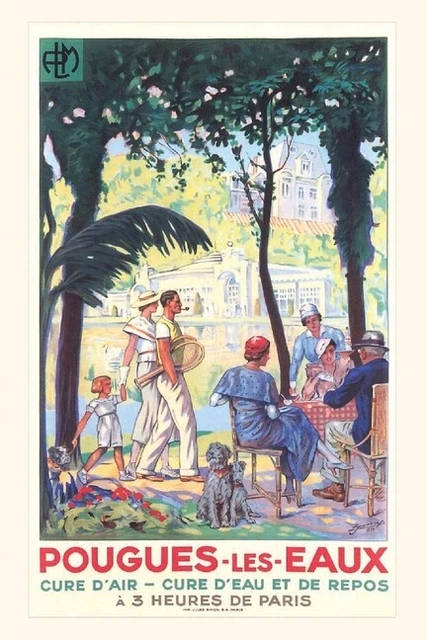 Vintage Journal Pougues Les Eaux Poster