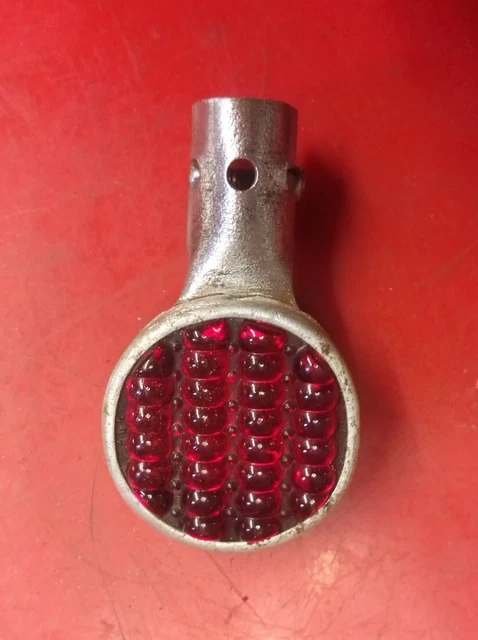 Catadioptre rond orange à visser