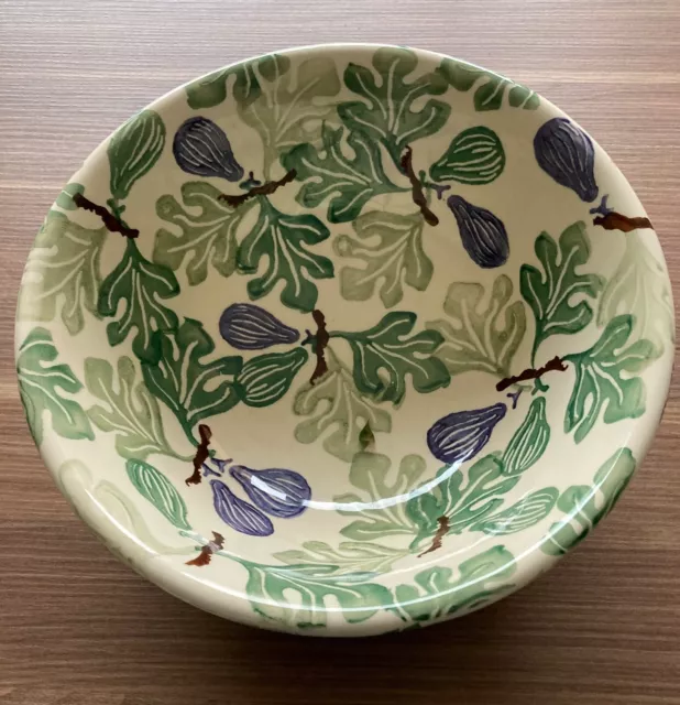 Emma Bridgewater Blue Fig Large Bowl 13" W x 6" H