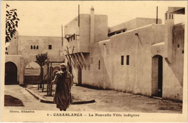 CPA AK MAROC CASABLANCA - La Nouvelle indigene (118087)
