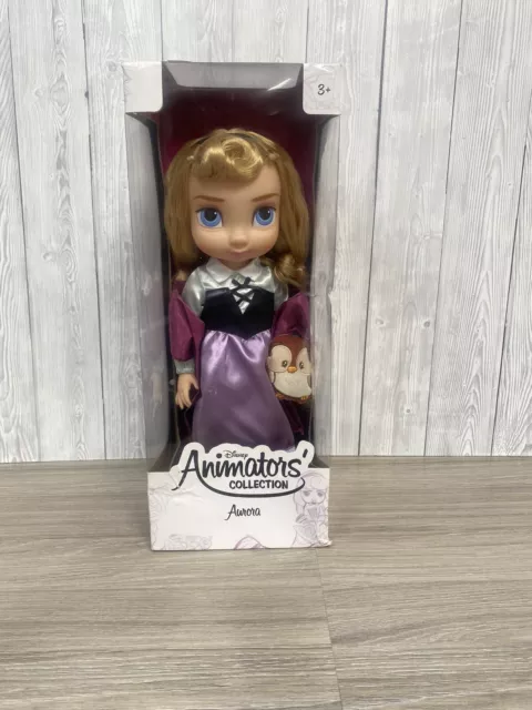 Disney Animators Collection Doll Aurora NEW Sleeping Beauty Owl Boxed Store