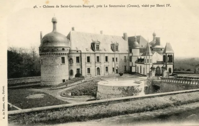 *22096 cpa Château de Saint Germain Beaupré