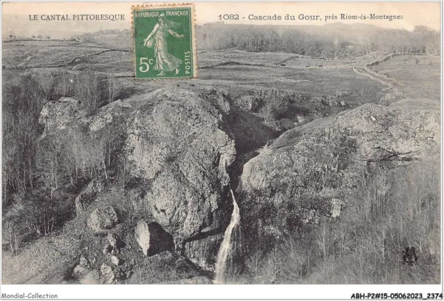 ABHP2-15-0102 - Le Cantal Pittoresque - Cascade du Gour - Près Riom-ès-Mo