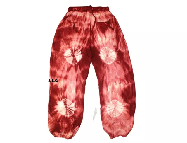 Hippie Tie Dye Harem Pants Bohemian Gypsy Comodi Loungewear Hippie Festival...