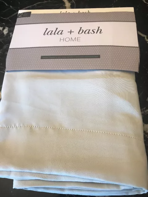 Lala + Bash SteeneIa Blackout Room Darkening Window Curtain Sandy Beach Set 2
