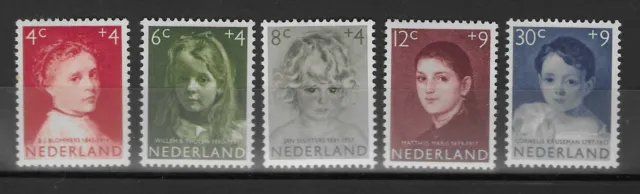 Netherlands 1957 Dutch Masters Set (5) Lmh/Mnh. Sg. 857 - 861.  (3664)