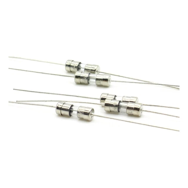 5x Fusibles verre 3.6x10mm - T2A - Temporisé - 250v - 83fus148