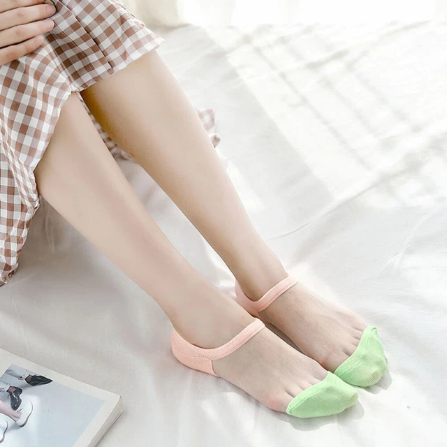 10 Pairs Fishnet Low Cut Socks Non Slip No Show Socks Girl Socks Invisible 2