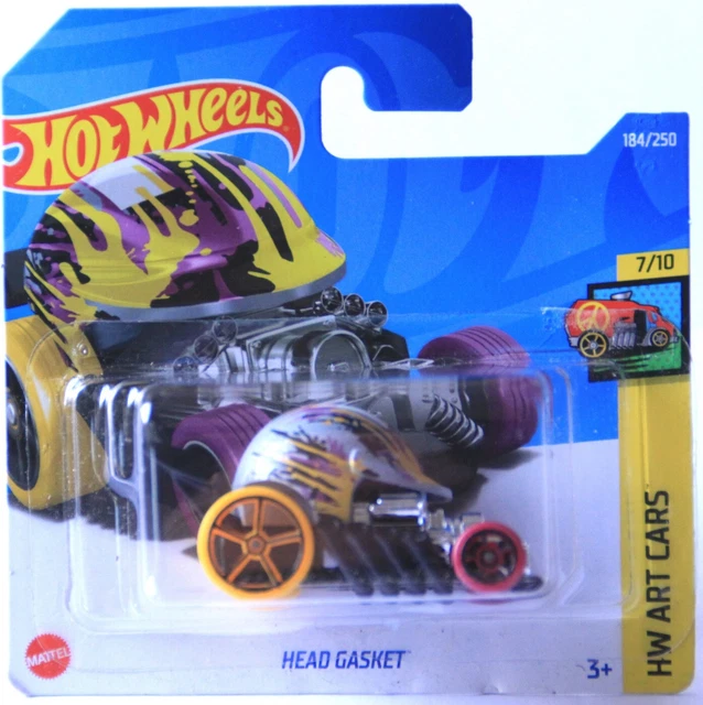 HOT WHEELS HEAD Gasket fahrender Helm HW Art Cars 184/250 2022 HCT83