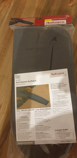 Auhagen Bahndamm Aus Schaumstoff - Für Modelleisenbahn Landschaftsbau