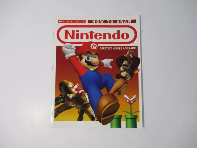 How to Draw Nintendo Greatest Heroes Scholastic Excellent Condition Paperback